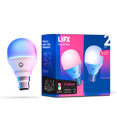 LIFX RGB 1000 Lumen B22 Smart Light 2-Pack - YourSmartLife