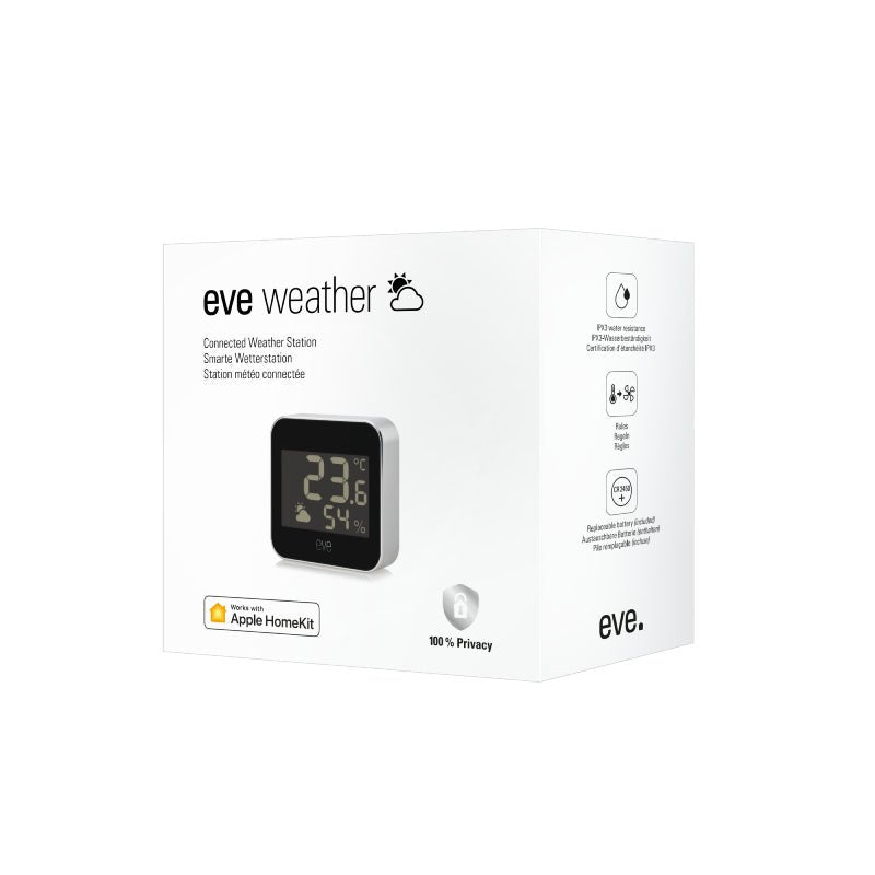 Eve Weather Temperature & Humidity Monitor - Your Smart Life Online ...