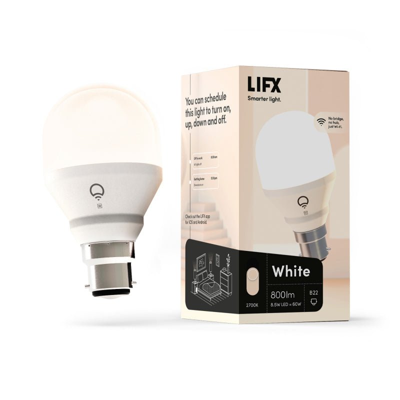 LIFX White 800 Lumen B22 Smart Light - YourSmartLife