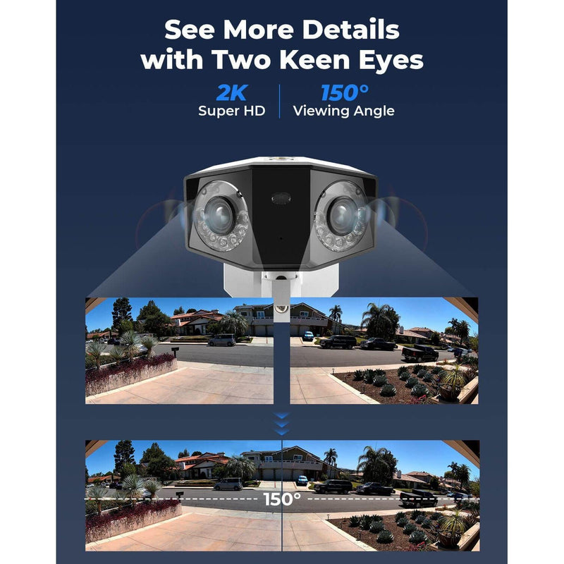Reolink Duo PoE - Smart 2K PoE Camera with Dual Lenses - YourSmartLife