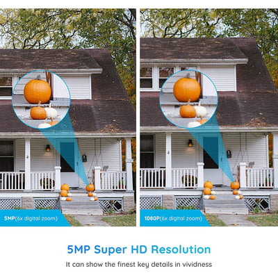 Reolink RLK8-520D4-A 5MP Security Kit with Smart Person/Vehicle Detection - YourSmartLife