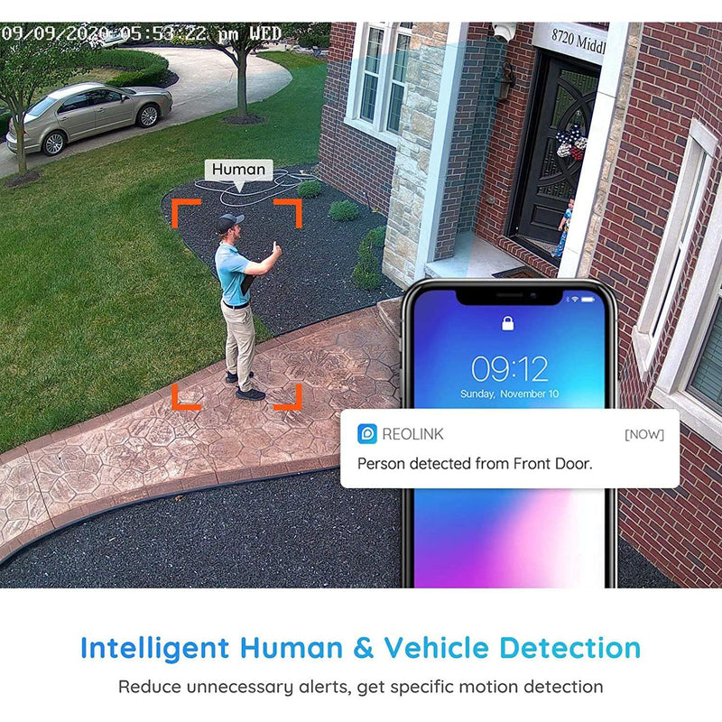 Reolink RLK8-520D4-A 5MP Security Kit with Smart Person/Vehicle Detection - YourSmartLife