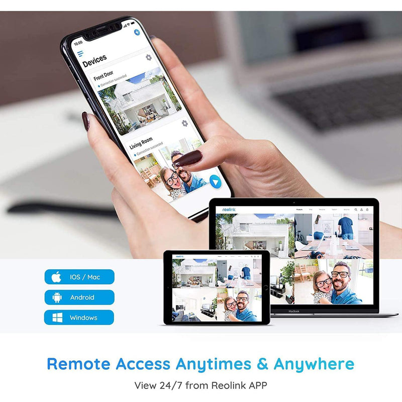 Reolink RLK8-520D4-A 5MP Security Kit with Smart Person/Vehicle Detection - YourSmartLife