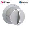 SALTO danalock BLE + Zigbee compatible deadbolt. Silver finish. - YourSmartLife