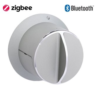 SALTO danalock BLE + Zigbee compatible deadbolt. Silver finish. - YourSmartLife