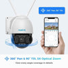 Smart 5MP PTZ WiFi Camera with Spotlight - YourSmartLife
